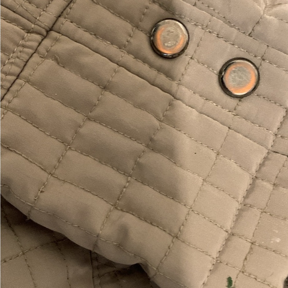 Portrait  Quilted Tan Jacket size small - Picture 11 of 12